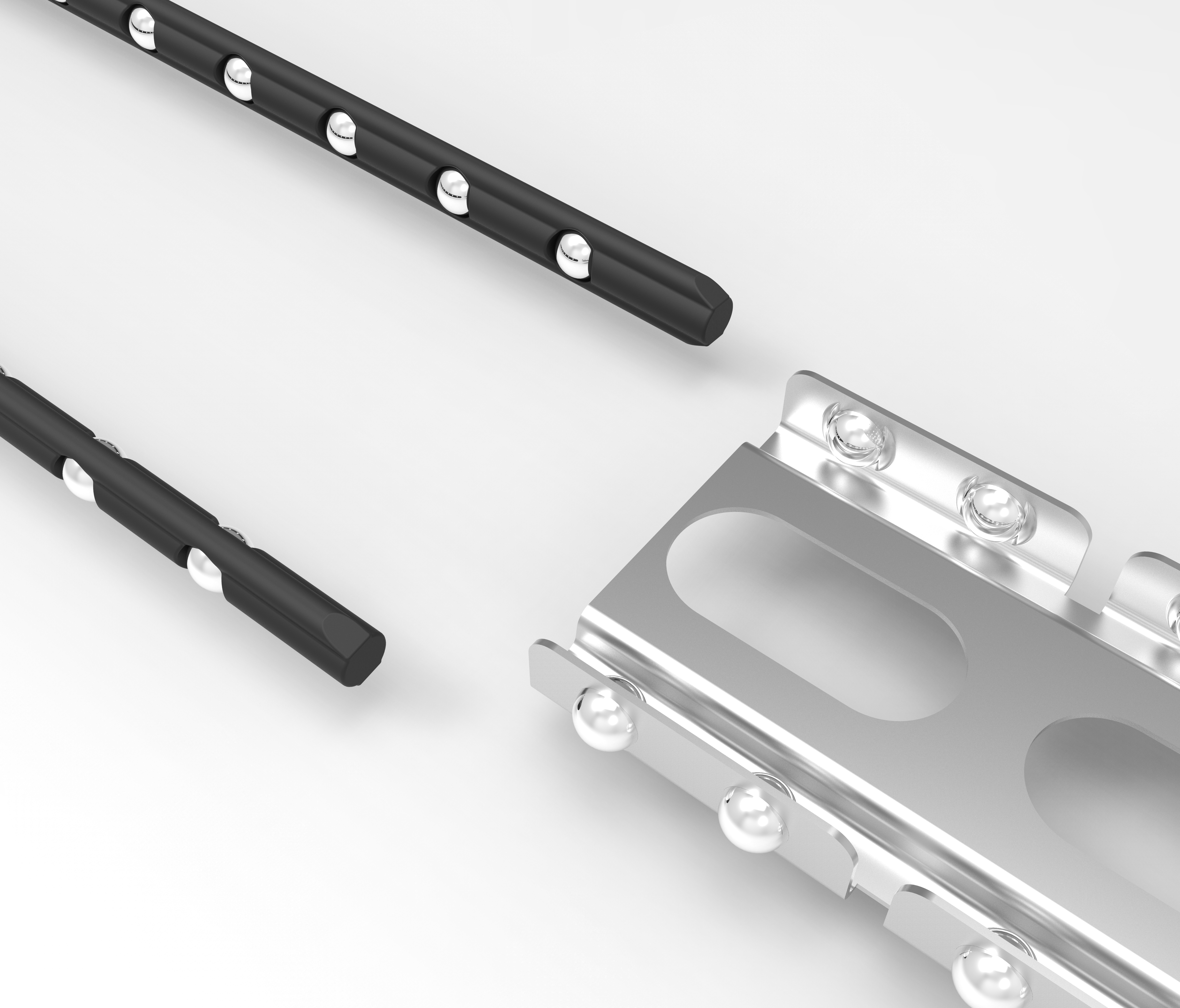 抽屉导轨结构3D图纸 Solidworks设计 附STEP